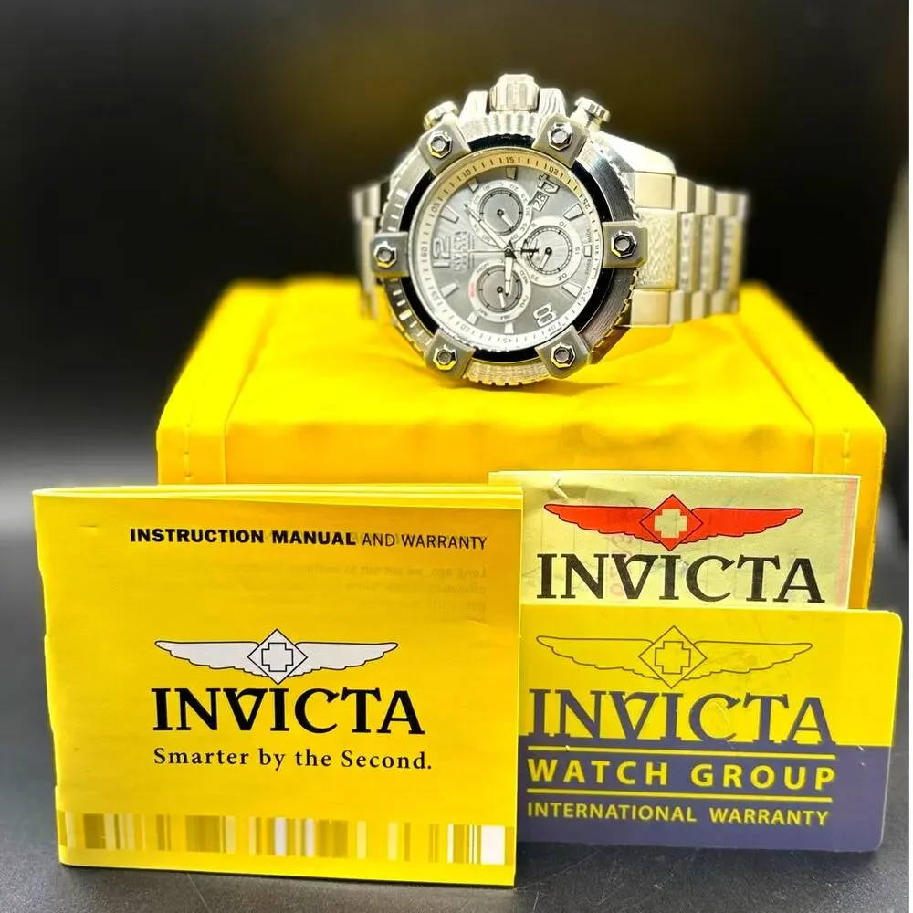 Invicta Reserve Octane 15824 Swiss Made Chronograph 56mm Watch Full Set